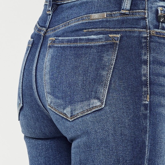 KanCan Jeans blue distressed boutique 9/28 high like new condition flattering - Picture 5 of 16